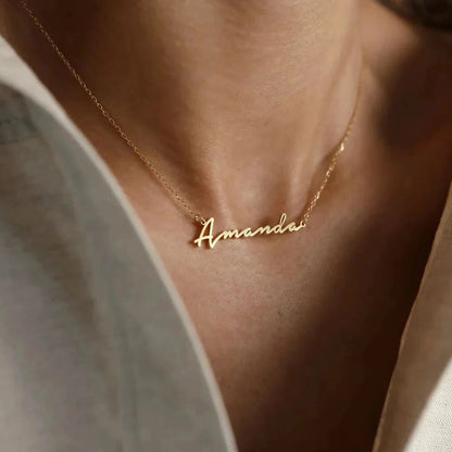 Gouden naamketting