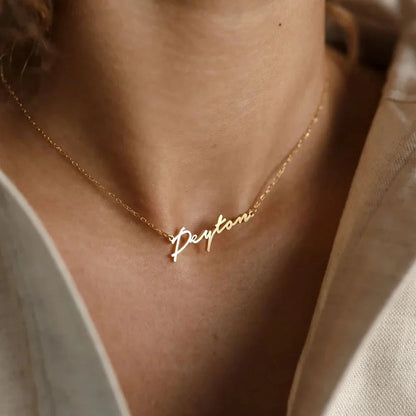 Gouden naamketting