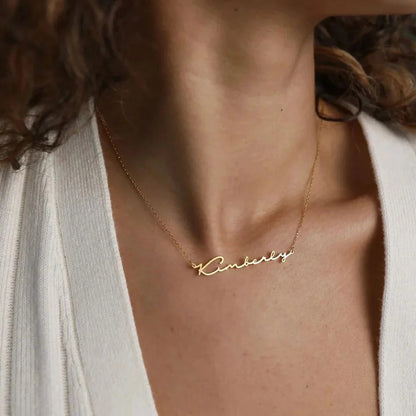 Gouden naamketting